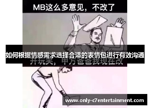 如何根据情感需求选择合适的表情包进行有效沟通