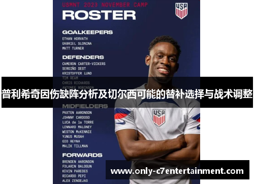 普利希奇因伤缺阵分析及切尔西可能的替补选择与战术调整